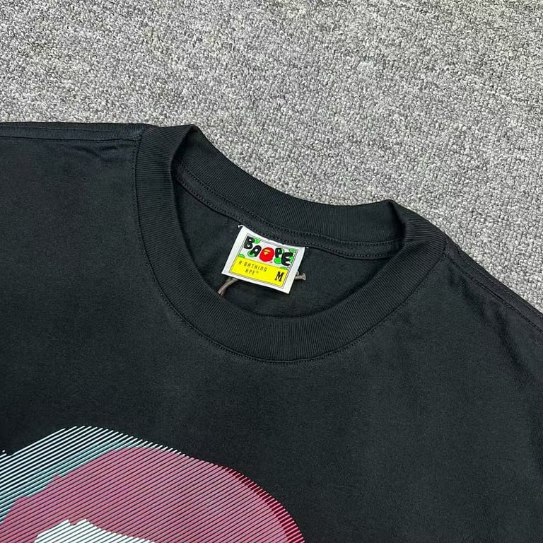 BAPE Linear Ape Head Graphic Tee - 5