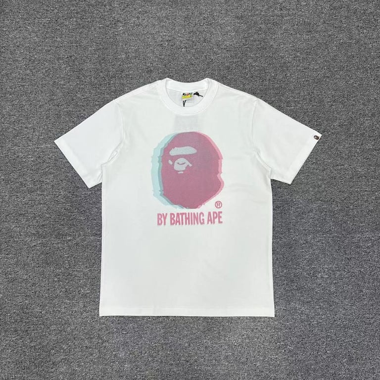 BAPE Linear Ape Head Graphic Tee - 8