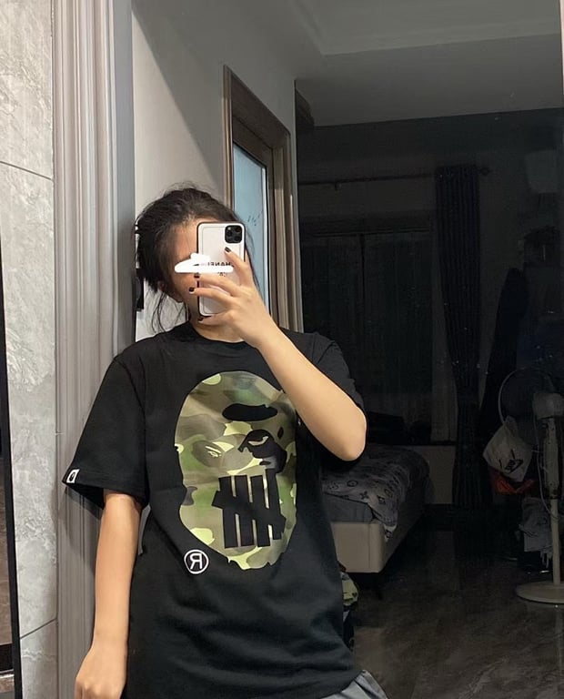 BAPE x Undefeated Camo Ape Head Tee - 15