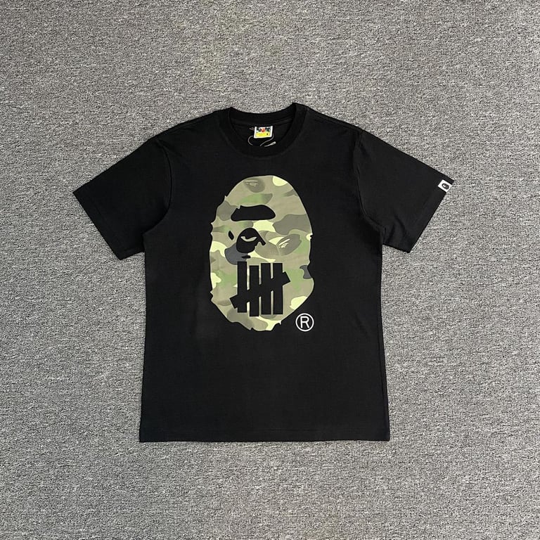 BAPE x Undefeated Camo Ape Head Tee - 9