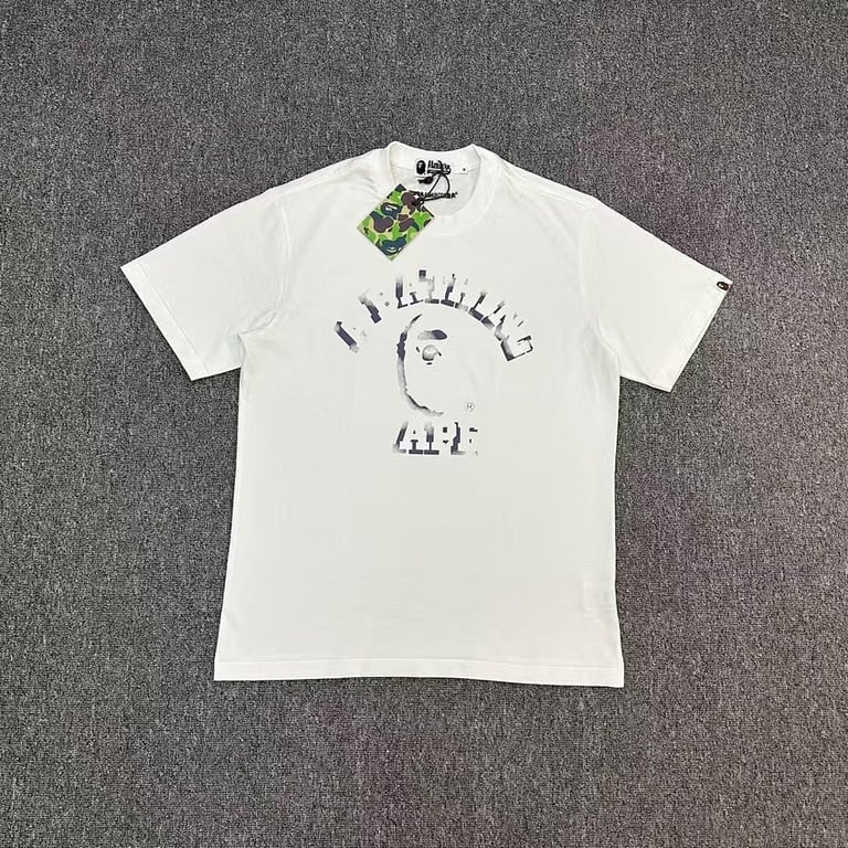 BAPE College Logo Graphic Tee - 4
