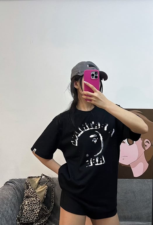 BAPE College Logo Graphic Tee - 6
