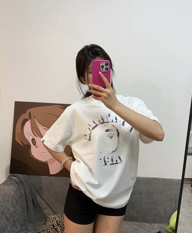 BAPE College Logo Graphic Tee - 8