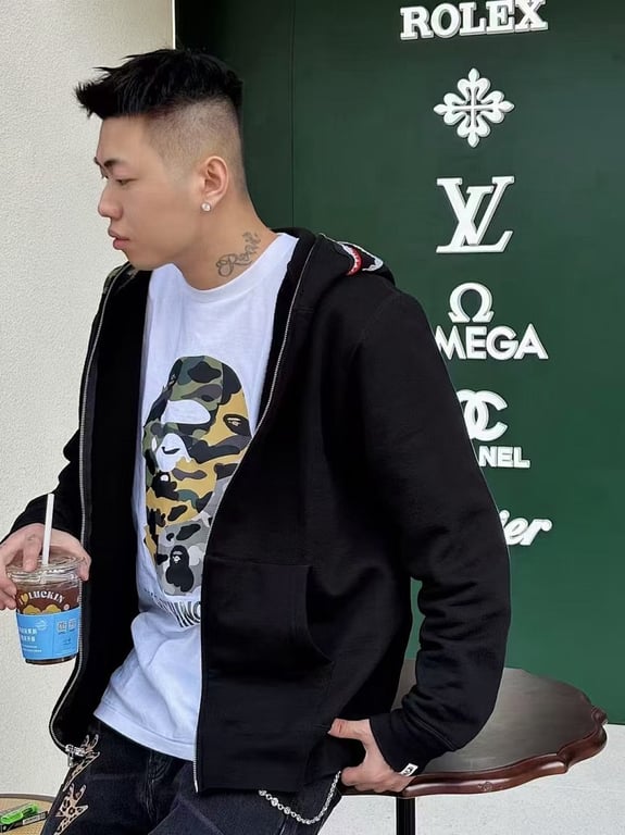 BAPE Camo Ape Head Graphic Tee - 6