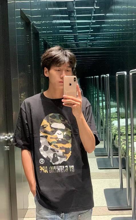 BAPE Camo Ape Head Graphic Tee - 7