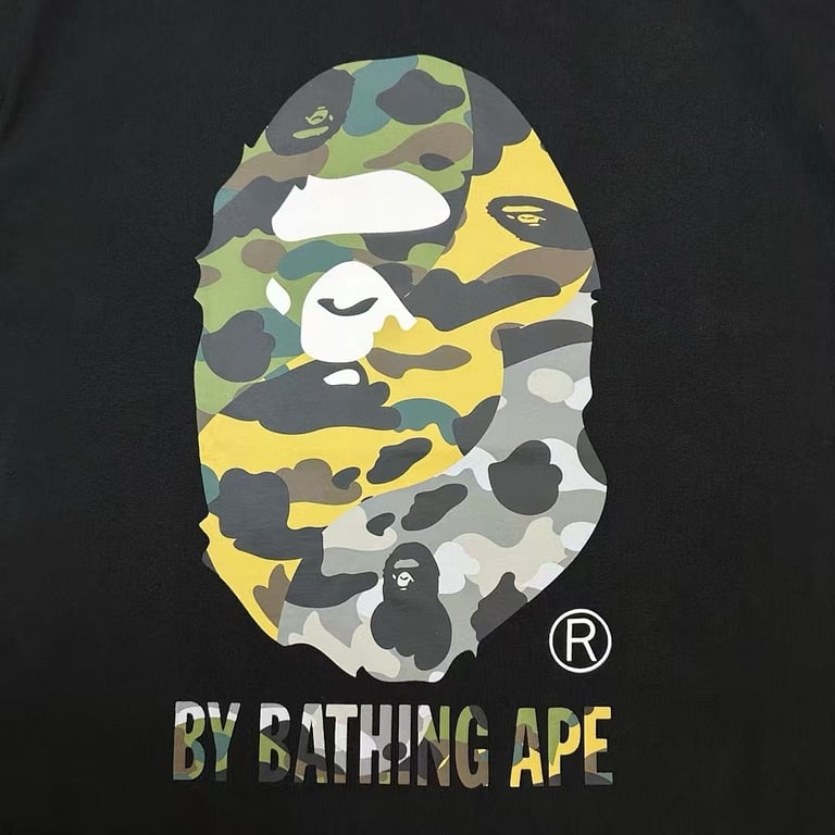 BAPE Camo Ape Head Graphic Tee - 9