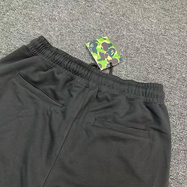 BAPE Solid Color Embroidered Shorts - 12