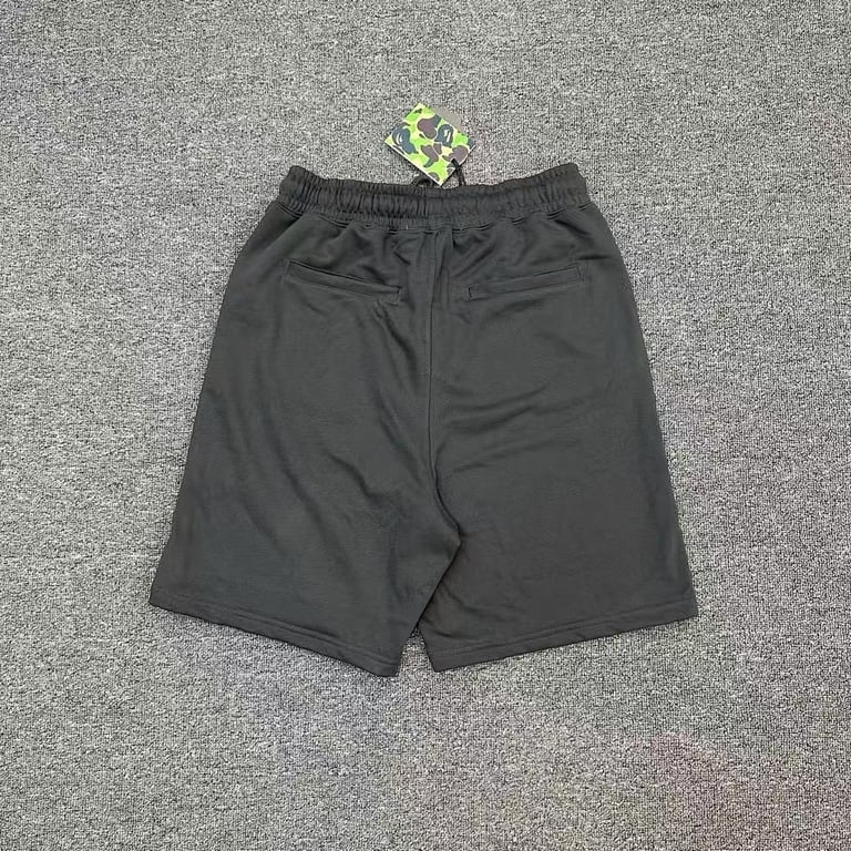 BAPE Solid Color Embroidered Shorts - 5