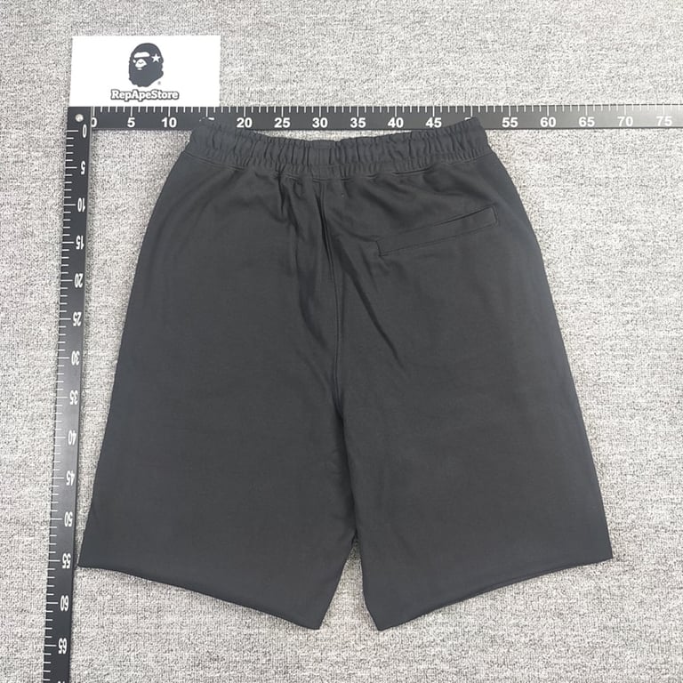 BAPE Logo Raw Hem Sweat Shorts - 21