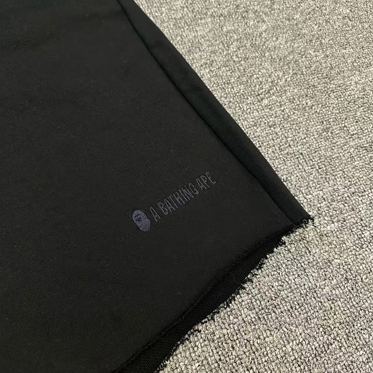 BAPE Logo Raw Hem Sweat Shorts - 6