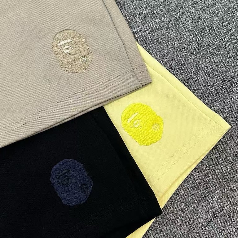 BAPE Ape Head Embroidered Shorts - 2