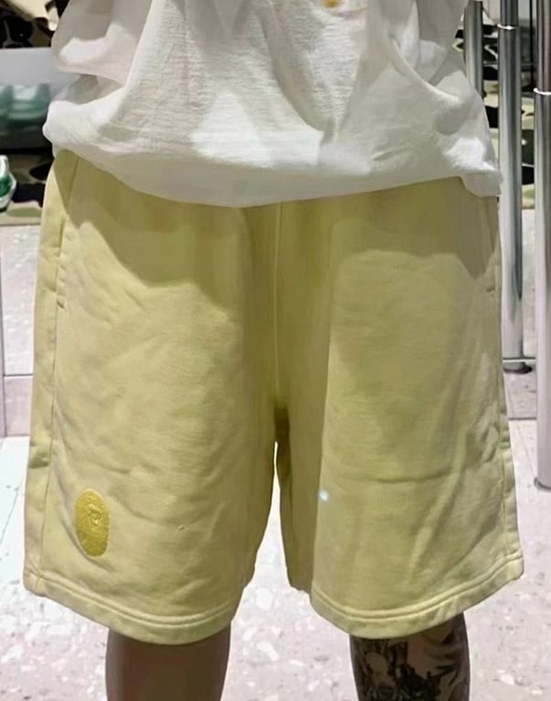 BAPE Ape Head Embroidered Shorts - 25