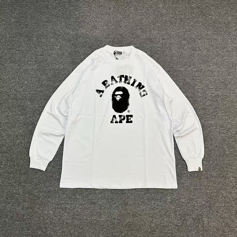 BAPE College Logo Long-Sleeved T-Shirt - 2