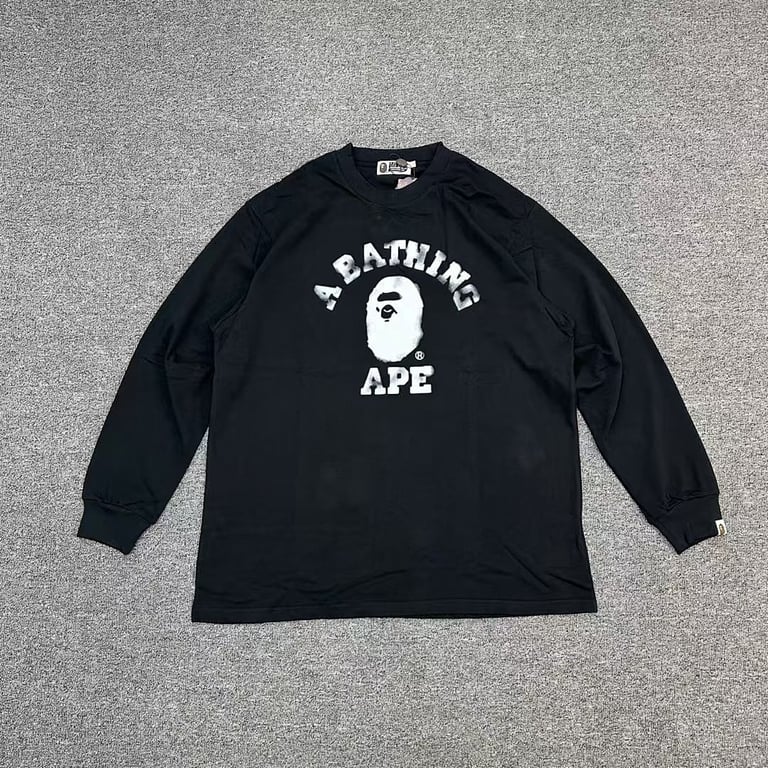 BAPE College Logo Long-Sleeved T-Shirt - 12