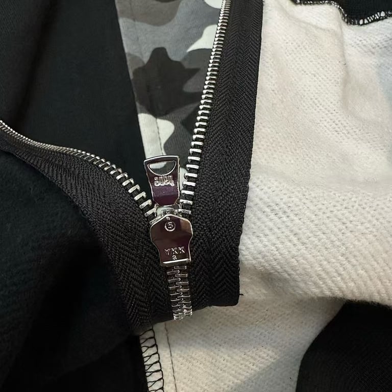 BAPE Shark Tiger Full Zip Hoodie Camo Split - 9