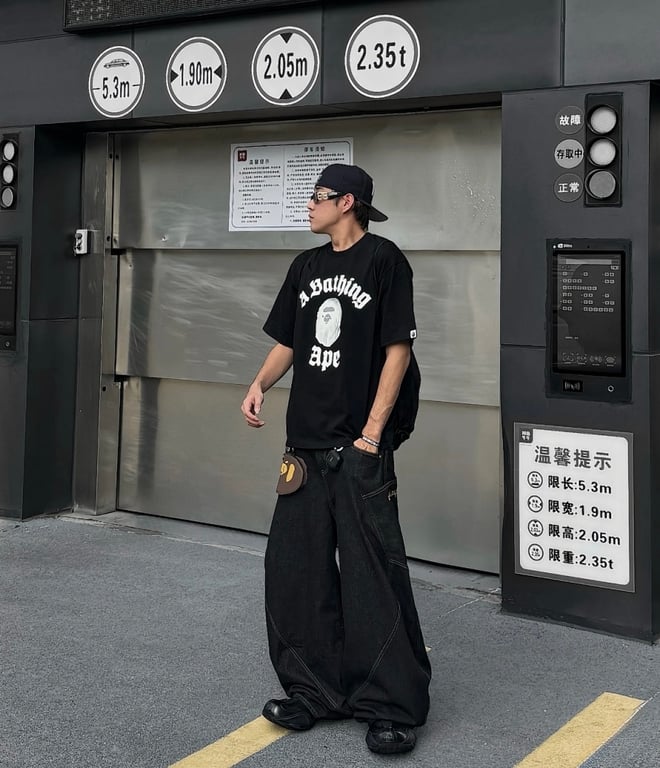 BAPE A Bathing Ape Graphic Tee - 15