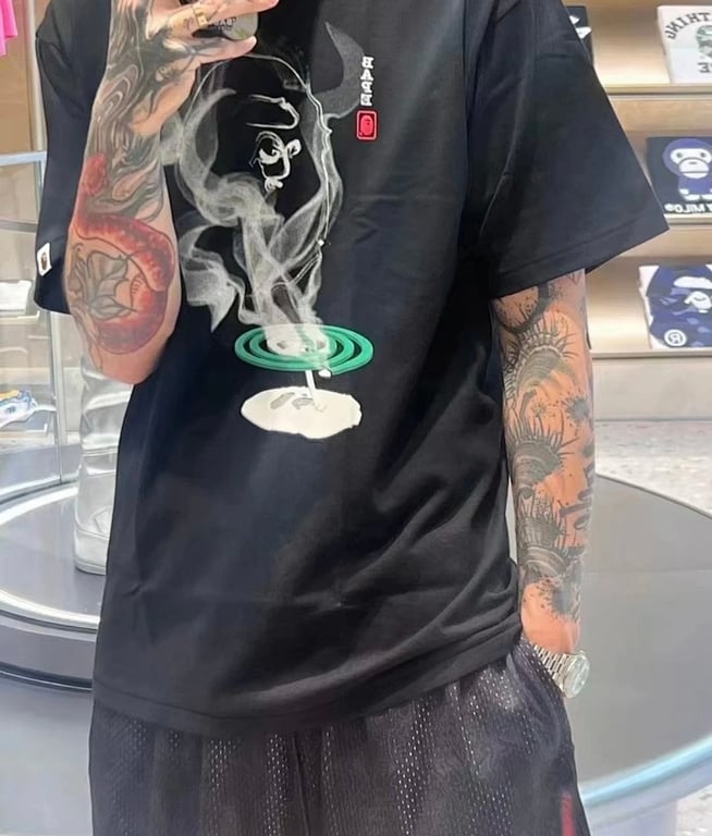 BAPE Incense Coil Graphic Tee - 19
