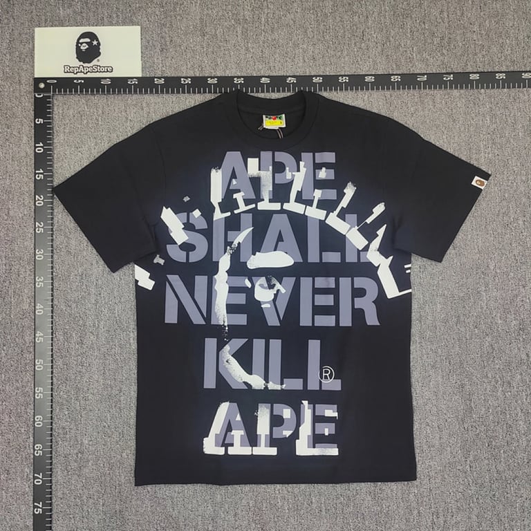 BAPE Ape Shall Never Kill Ape Graphic Tee - 17