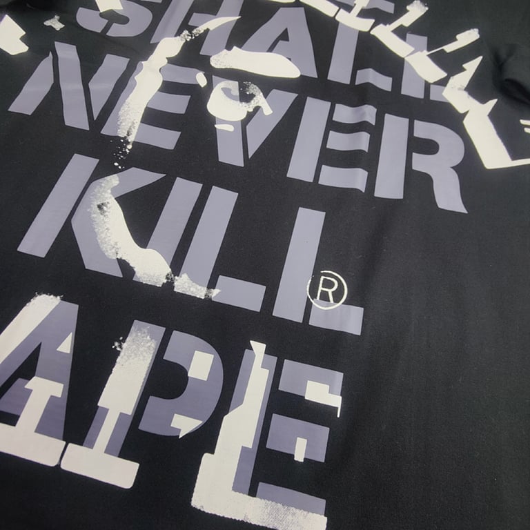 BAPE Ape Shall Never Kill Ape Graphic Tee - 20