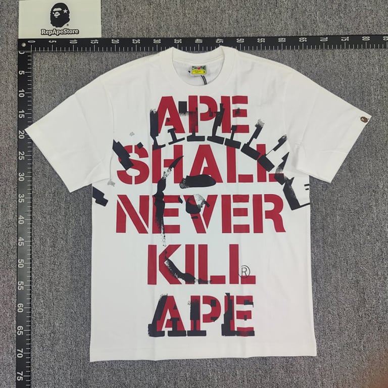 BAPE Ape Shall Never Kill Ape Graphic Tee - 23