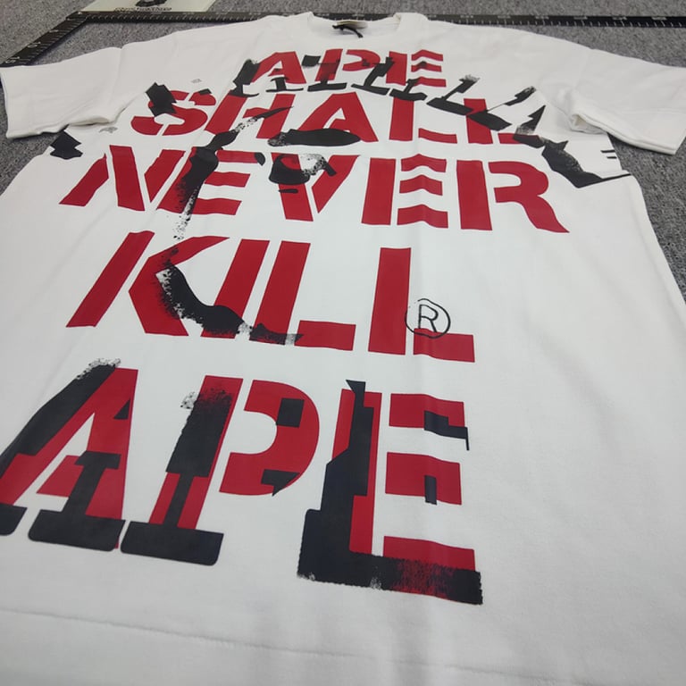 BAPE Ape Shall Never Kill Ape Graphic Tee - 26