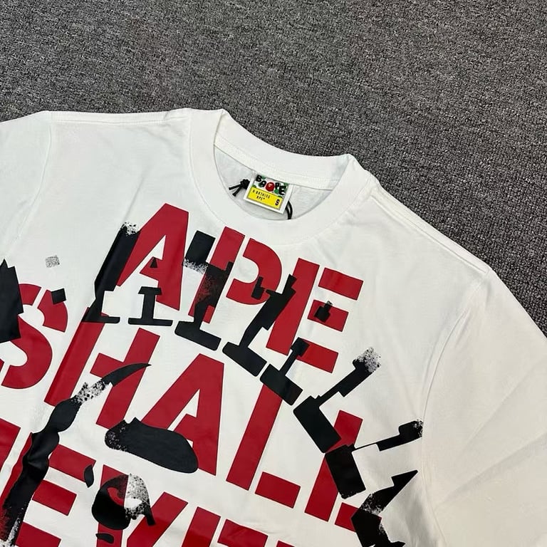 BAPE Ape Shall Never Kill Ape Graphic Tee - 4