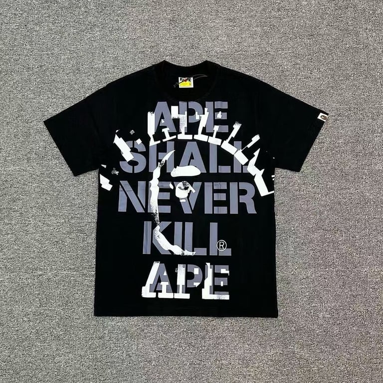 BAPE Ape Shall Never Kill Ape Graphic Tee - 9