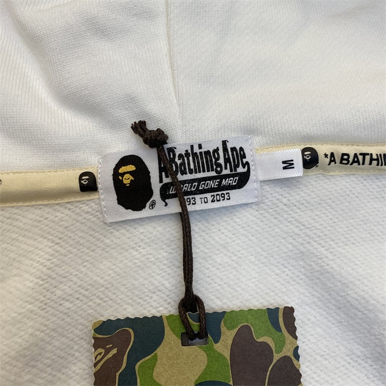BAPE Double Shark Full Zip Hoodie Camo - 8