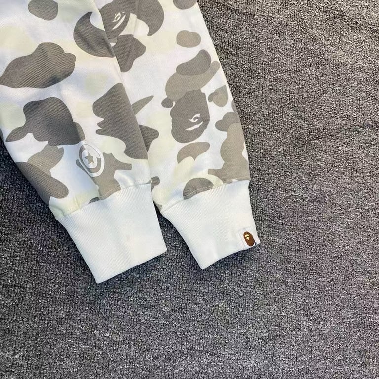 BAPE Double Shark Full Zip Hoodie Camo - 10