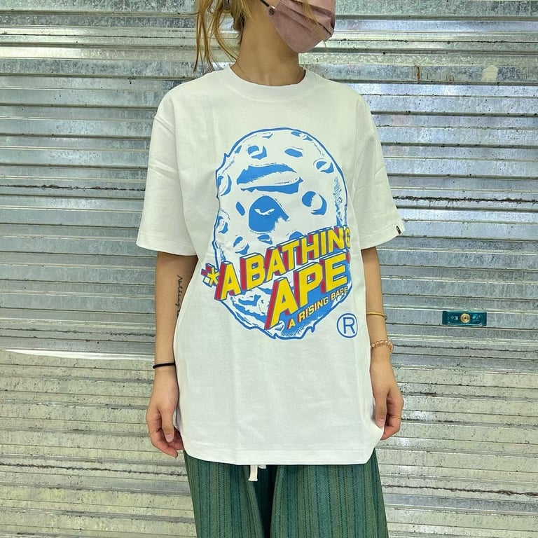 BAPE A Rising Ape Rocket Graphic Tee - 11