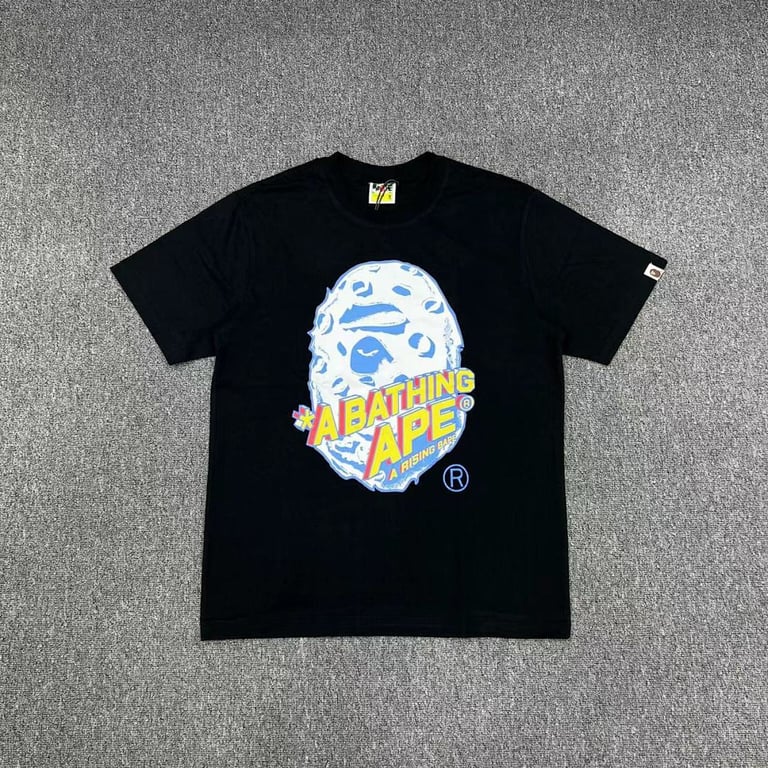 BAPE A Rising Ape Rocket Graphic Tee - 12