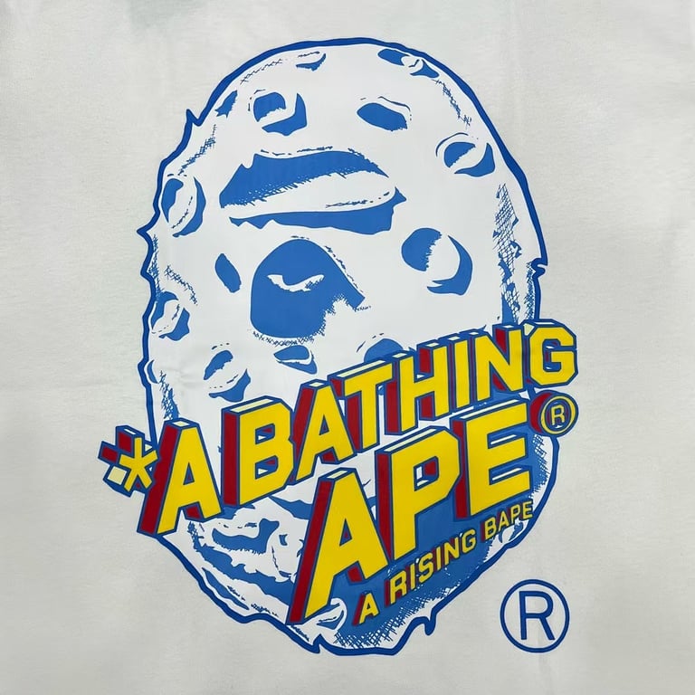 BAPE A Rising Ape Rocket Graphic Tee - 4