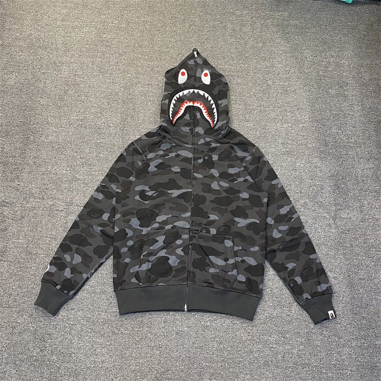 BAPE Shark Full Zip Camo Hoodie - 2