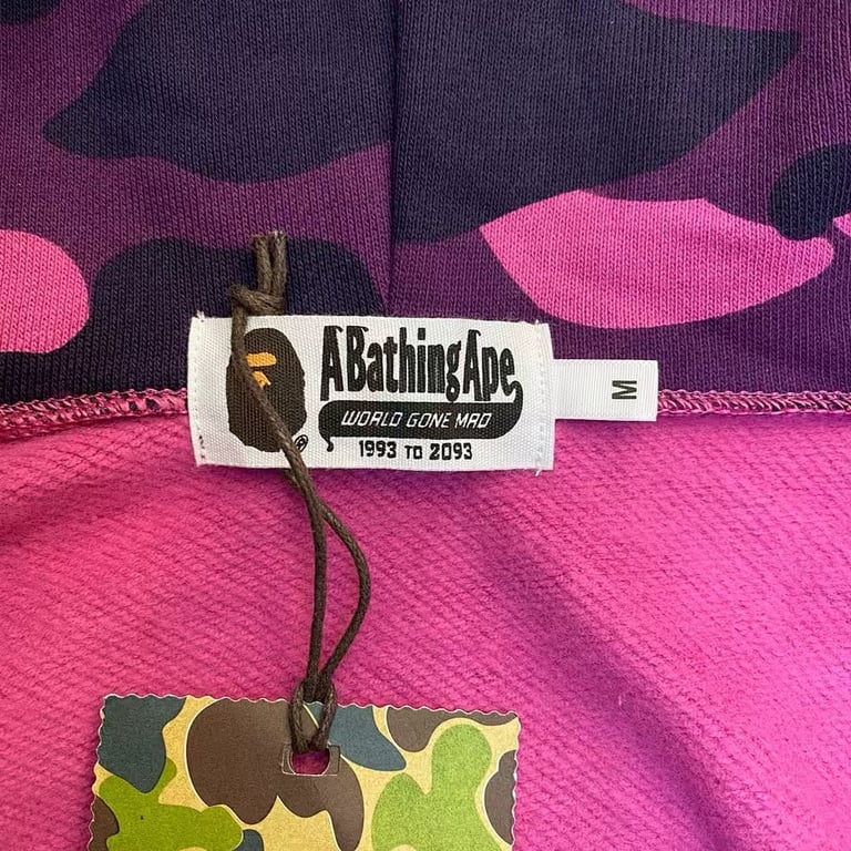 BAPE Shark Full Zip Camo Hoodie - 17