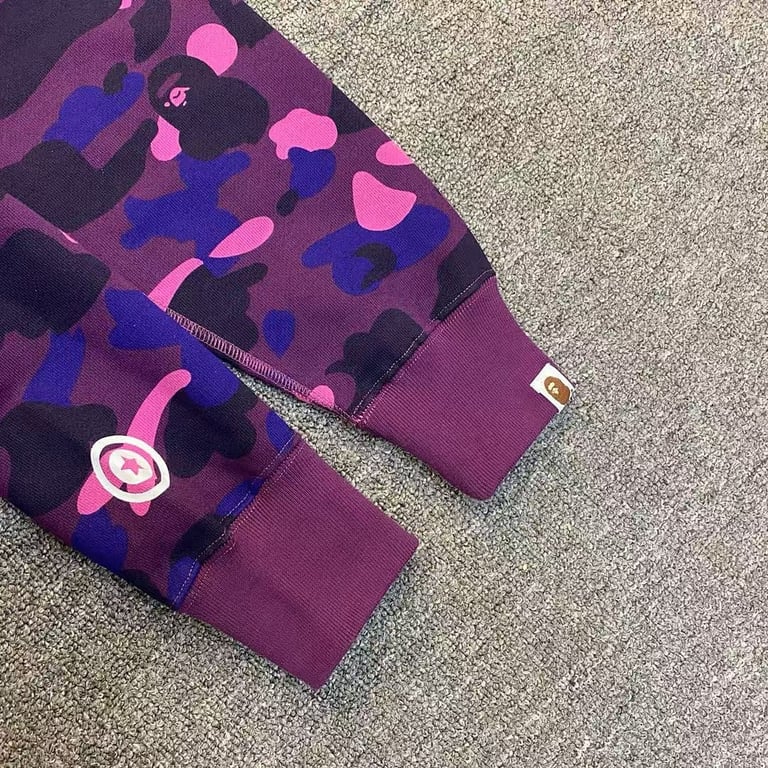 BAPE Shark Full Zip Camo Hoodie - 19