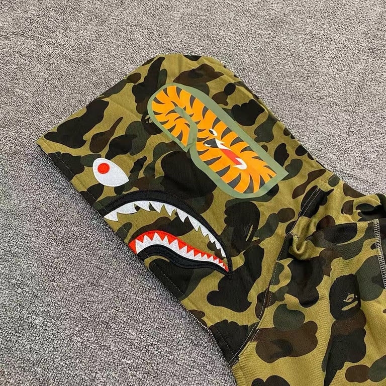 BAPE Shark Full Zip Camo Hoodie - 26
