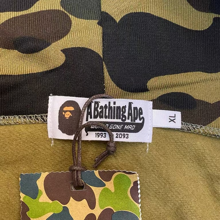 BAPE Shark Full Zip Camo Hoodie - 27