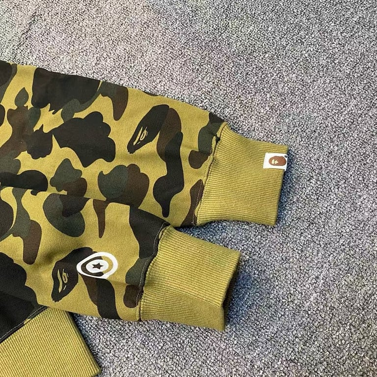 BAPE Shark Full Zip Camo Hoodie - 28