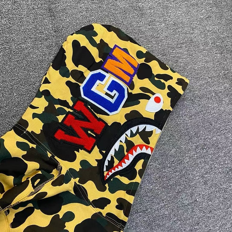 BAPE Shark Full Zip Camo Hoodie - 35