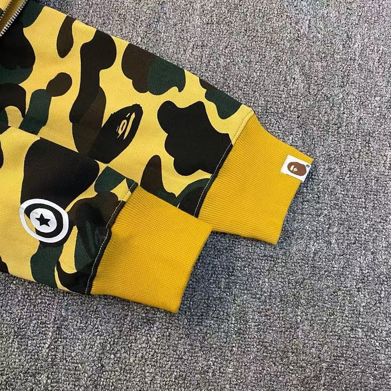 BAPE Shark Full Zip Camo Hoodie - 39