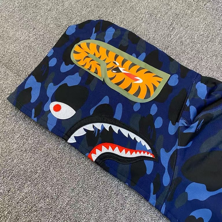 BAPE Shark Full Zip Camo Hoodie - 43