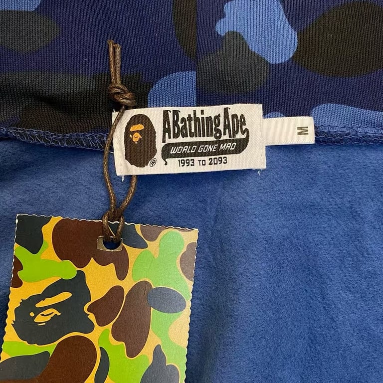 BAPE Shark Full Zip Camo Hoodie - 44