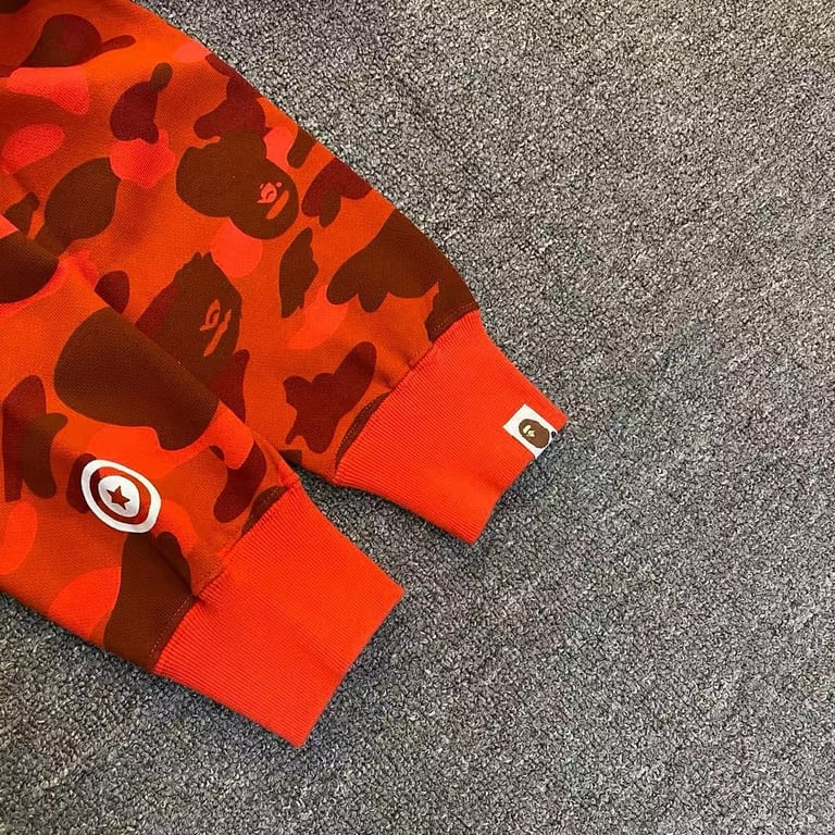 BAPE Shark Full Zip Camo Hoodie - 55