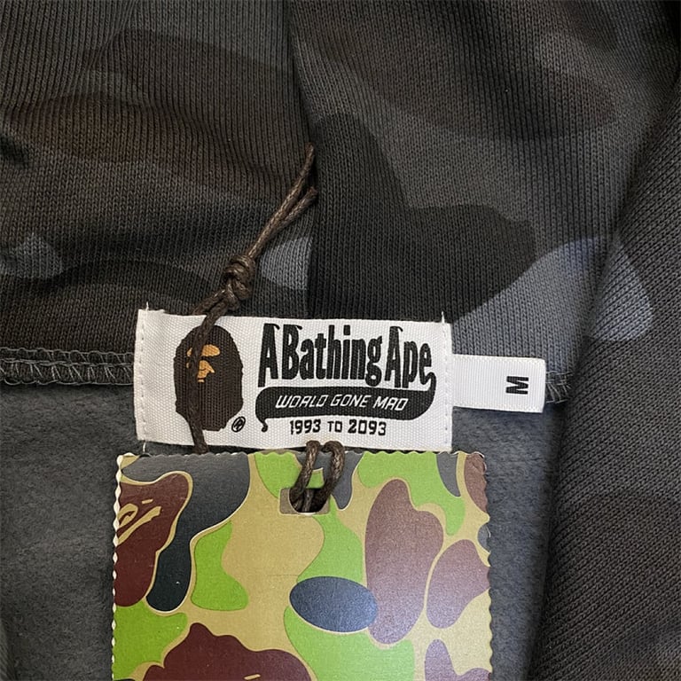 BAPE Shark Full Zip Camo Hoodie - 8