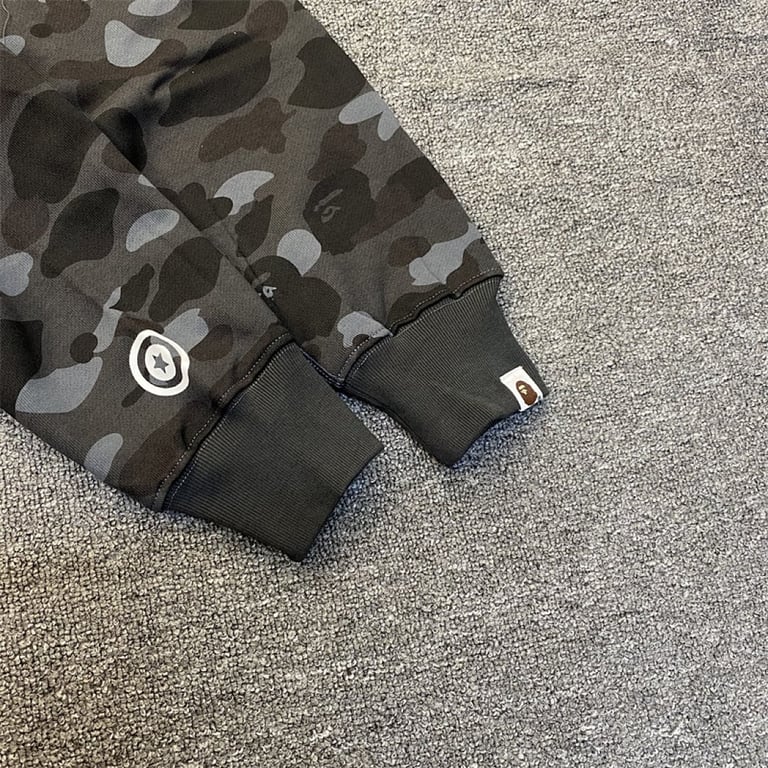BAPE Shark Full Zip Camo Hoodie - 9