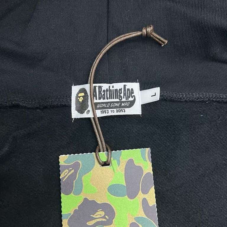 BAPE Shark Full Zip Hoodie Camo Detail - 19