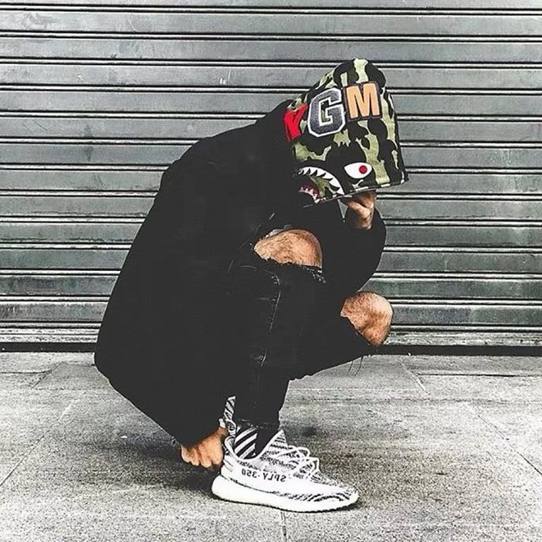BAPE Shark Full Zip Hoodie Camo Detail - 22