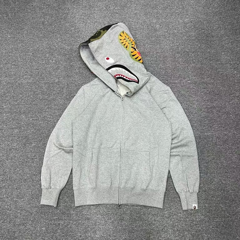 BAPE Shark Full Zip Hoodie Camo Detail - 4