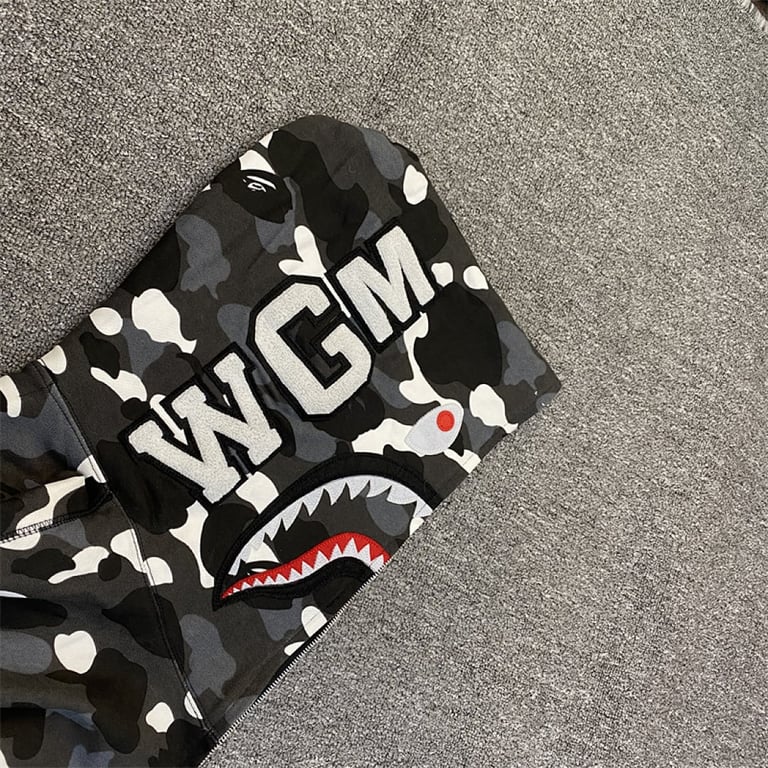 BAPE Shark Full Zip Camo Hoodie - 16