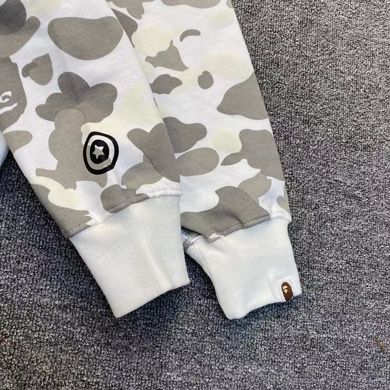 BAPE Shark Full Zip Camo Hoodie - 8